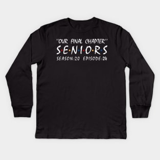 Senior 2024. Class of 2024 Graduate. Kids Long Sleeve T-Shirt